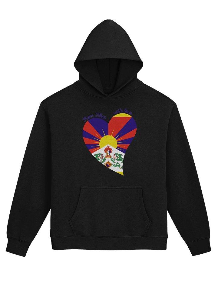 Tibet Heart Hoodie — Men's product image (3)