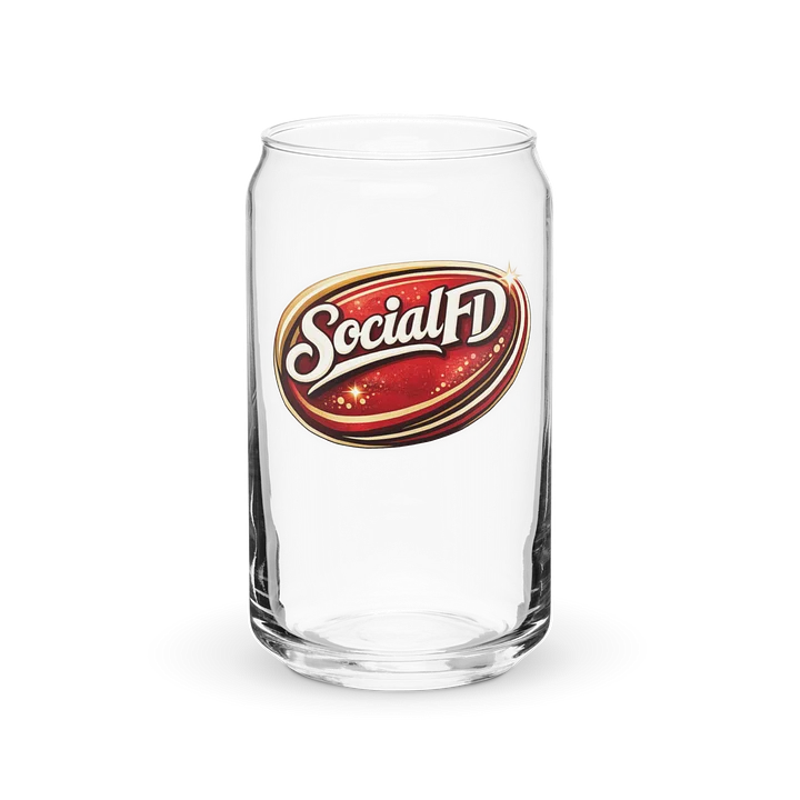 Vintage SocialFD Can Glass product image (2)