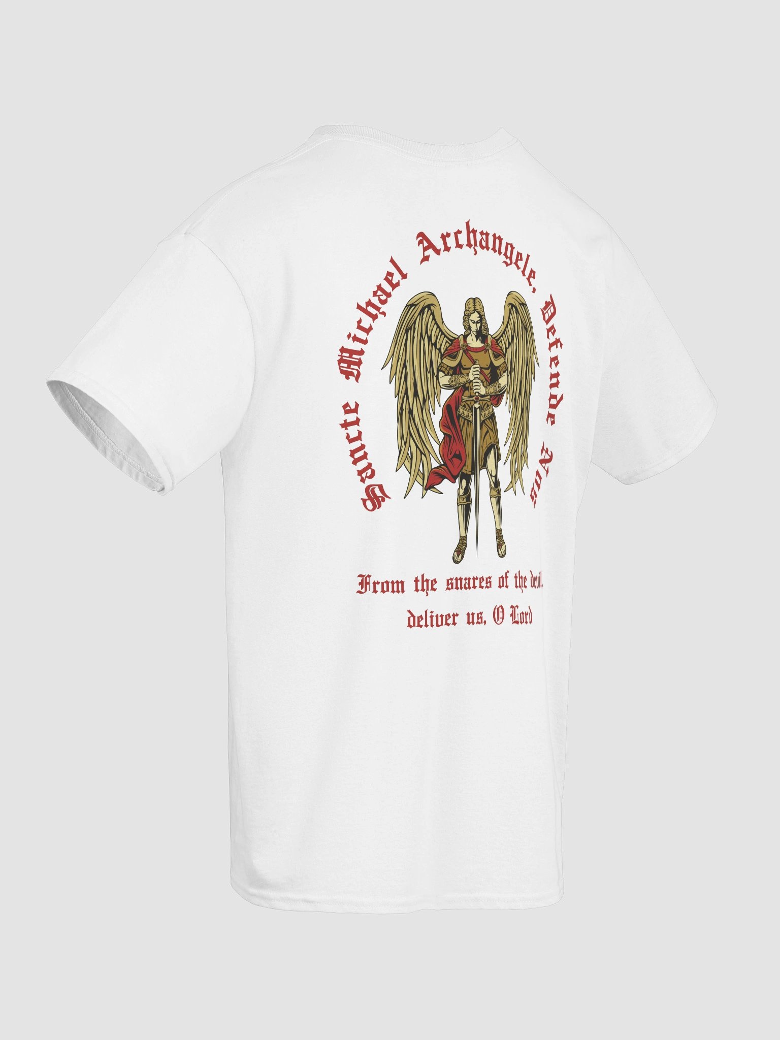 Saint Michael (Archangel) Merch - Comfort T-shirt product image (5)