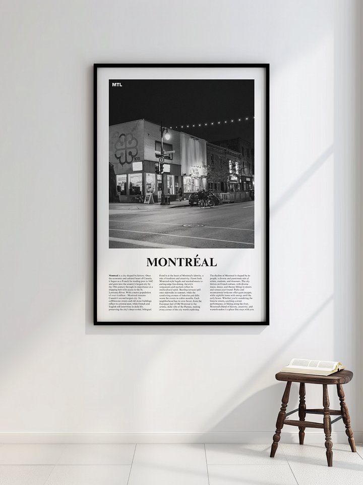 Montreal 02 Newspaper Poster product image (2)