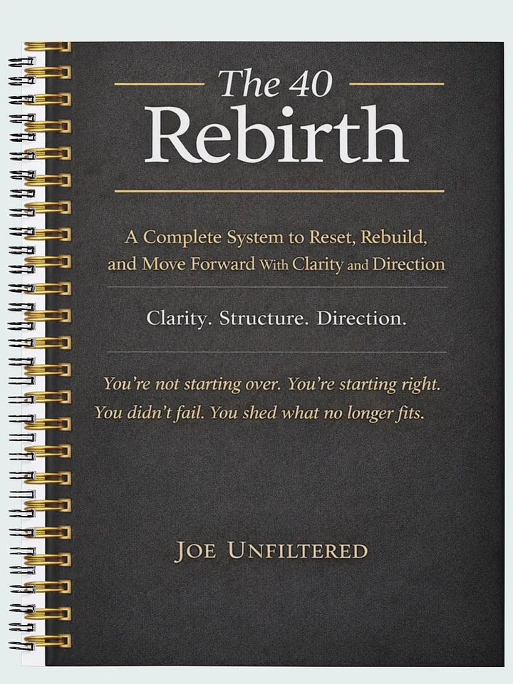 40 Rebirth Toolkit | Midlife Reset Workbook for Identity, Career (Digital PDF) product image (1)