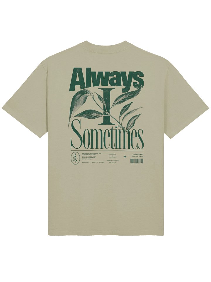 Sometimes Always Tee (Olive) product image (1)