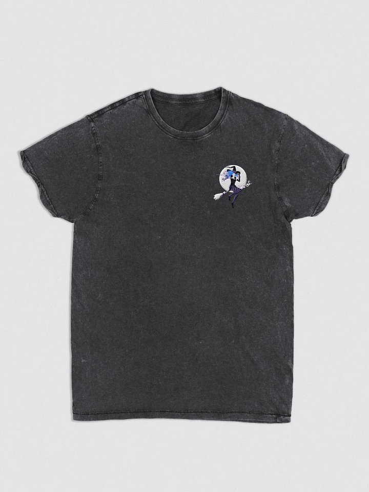 Over The Moon Embroidery Denim Tee product image (1)