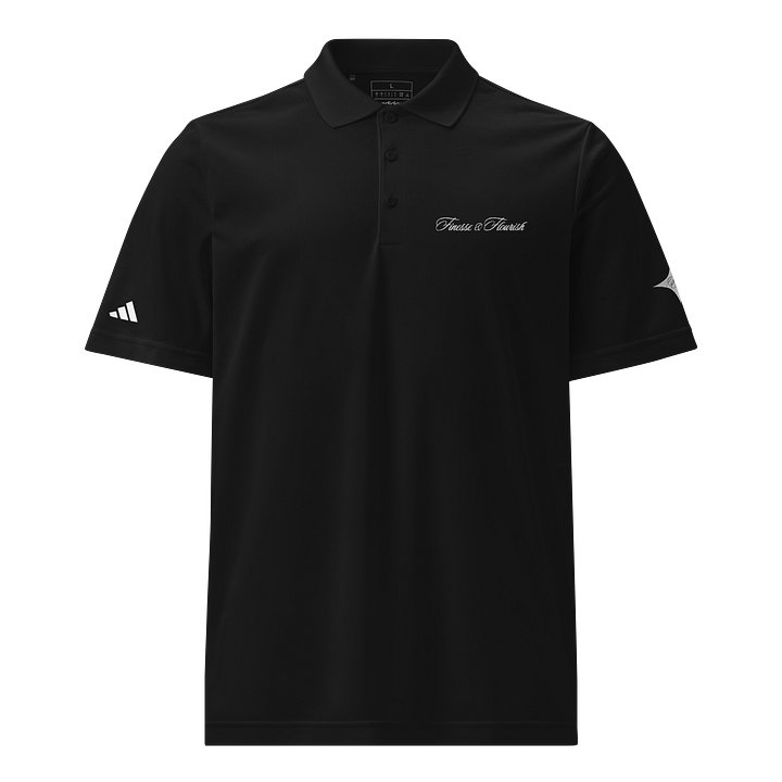 F&F Script Adidas Sport Polo Shirt product image (1)