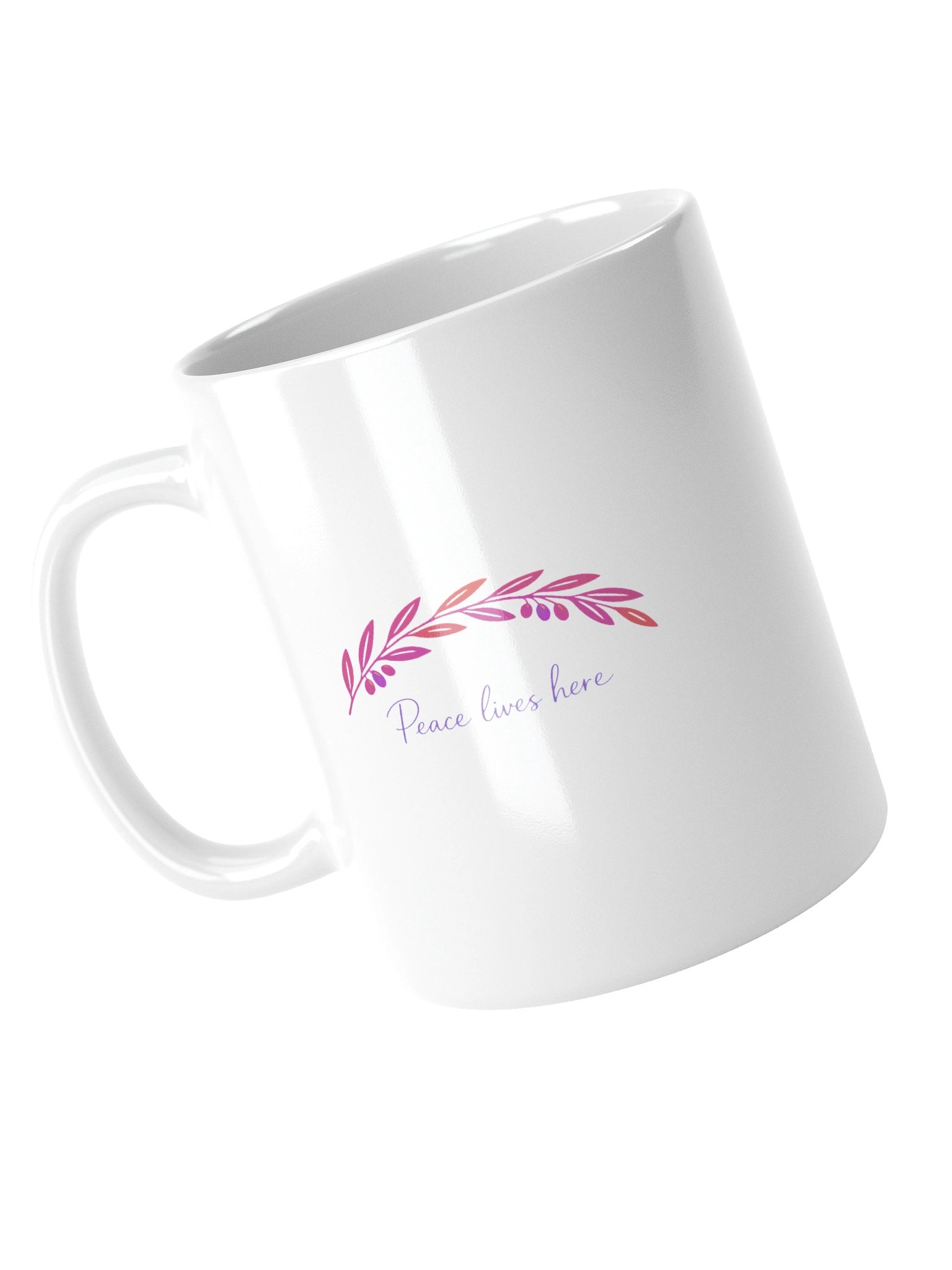 Peace Lives Here Mug | 15oz Christian Coffee Cup product image (12)