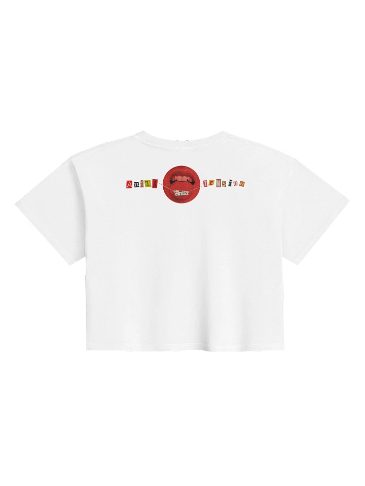 Anita Crop Top - Girlfriend on White product image (2)