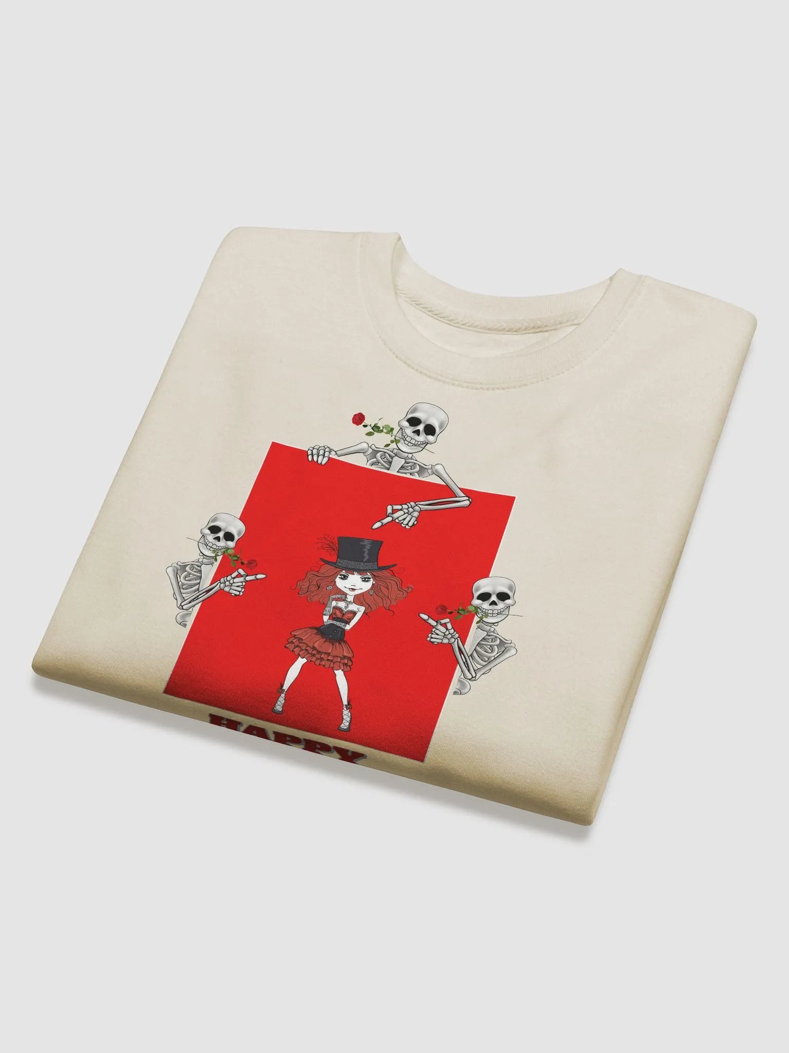Happy Goth Valentine's Day Sweatshirt product image (4)