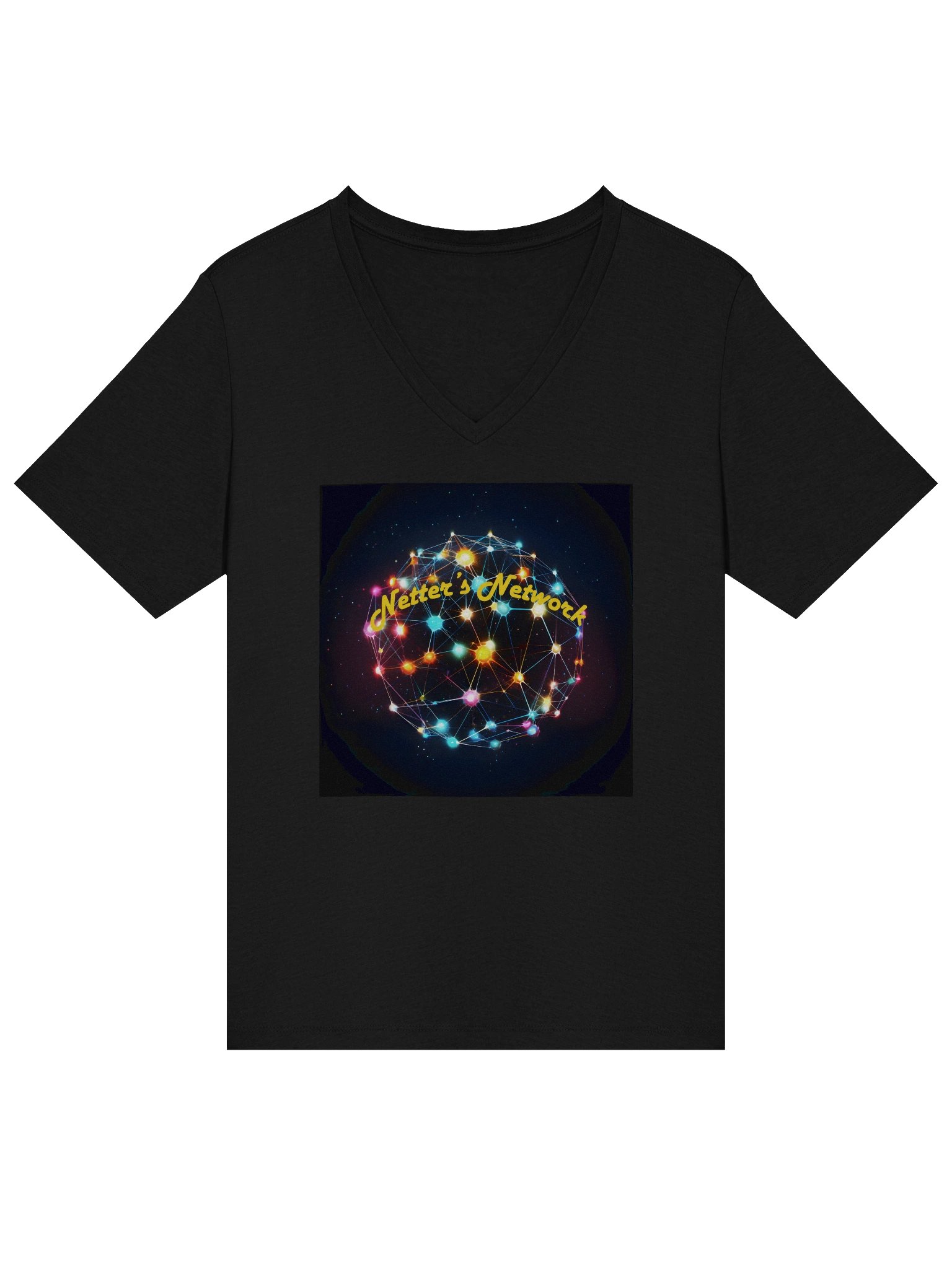Netter's Network Connections V-Neck Tee product image (3)
