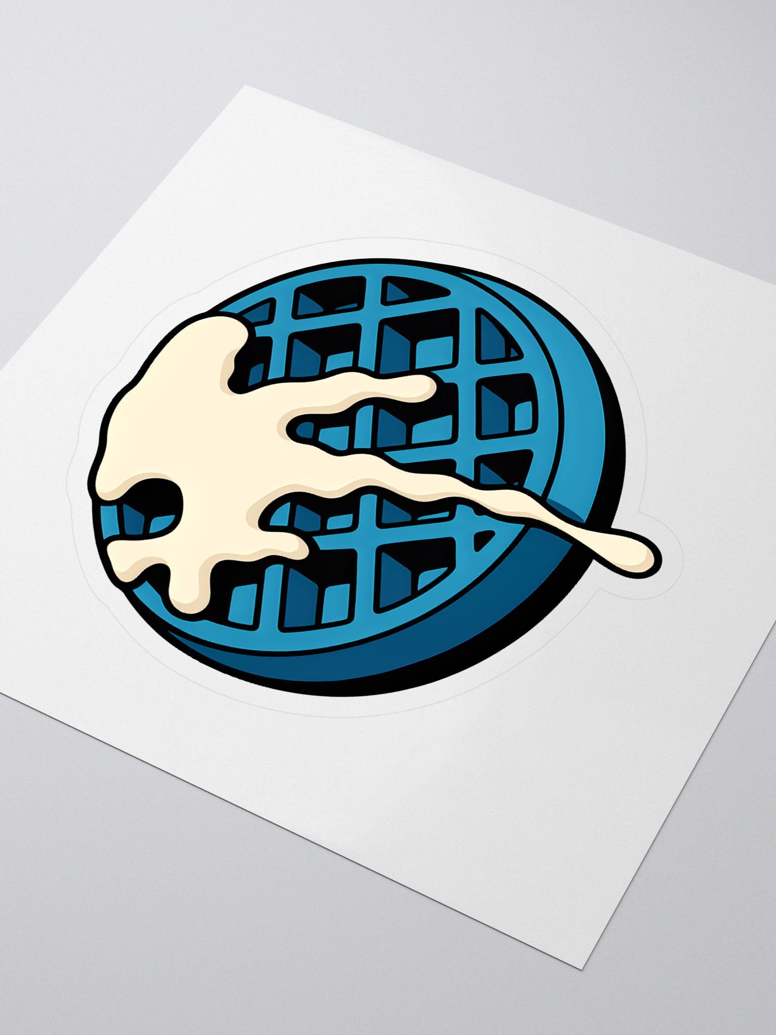 BLUE WAFFLE STICKER product image (3)