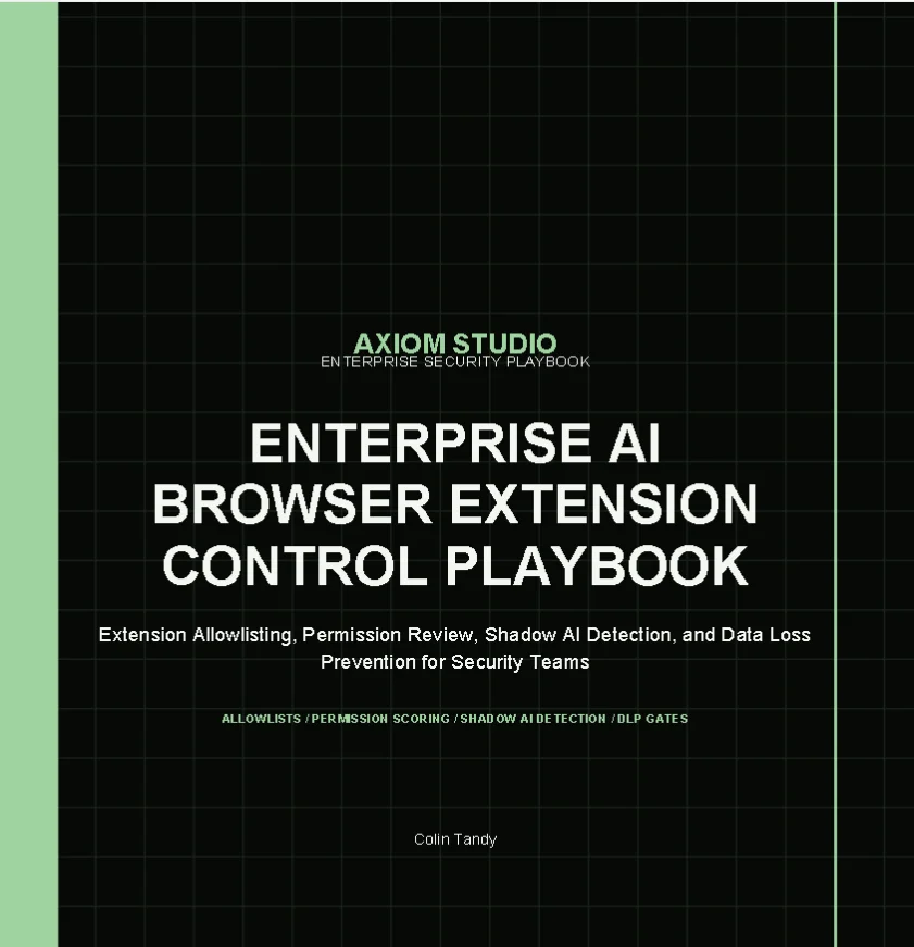 Enterprise AI Browser Extension Control Playbook product image (3)
