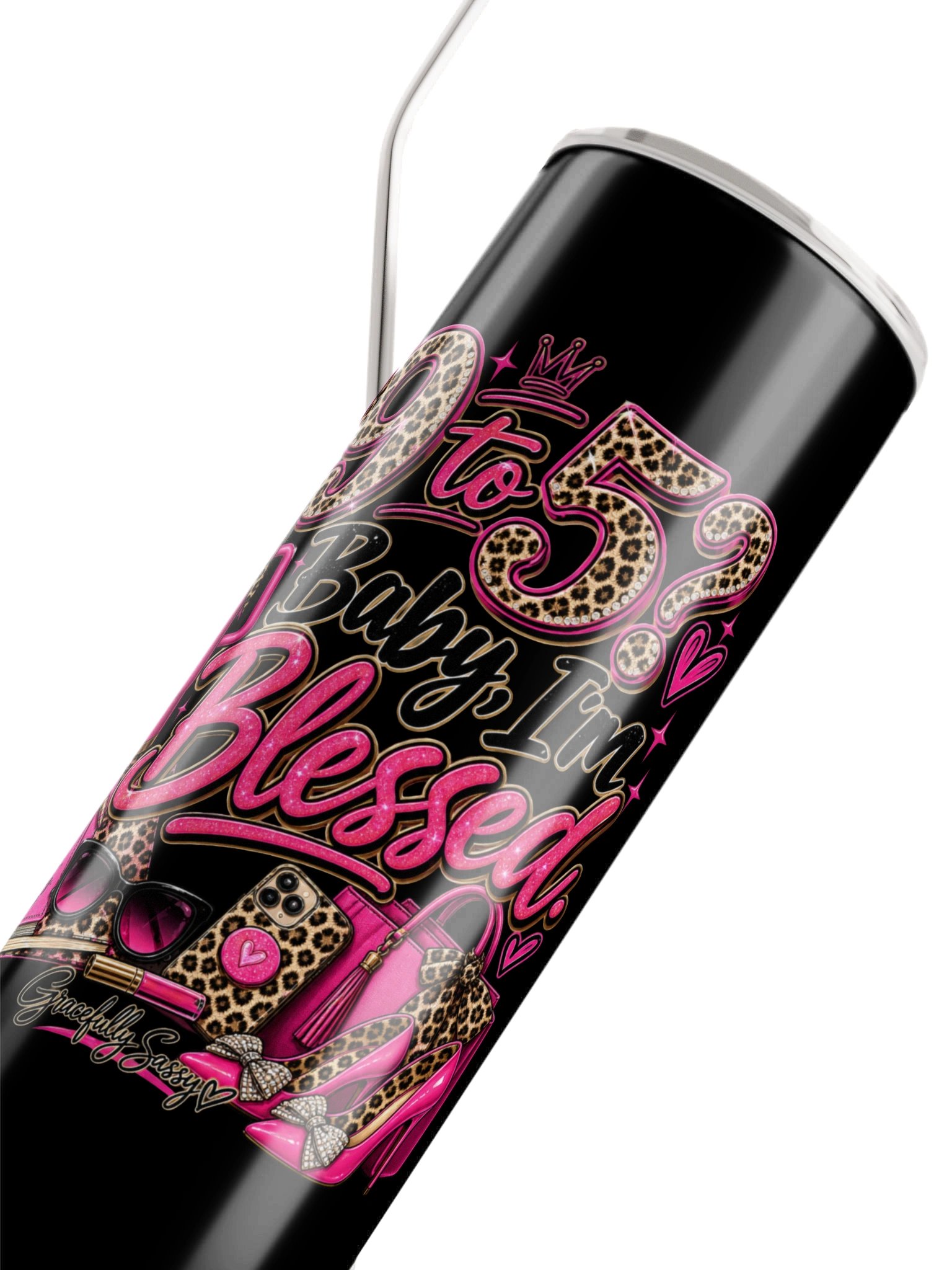 9 to 5? Baby, I’m Blessed Tumbler product image (7)