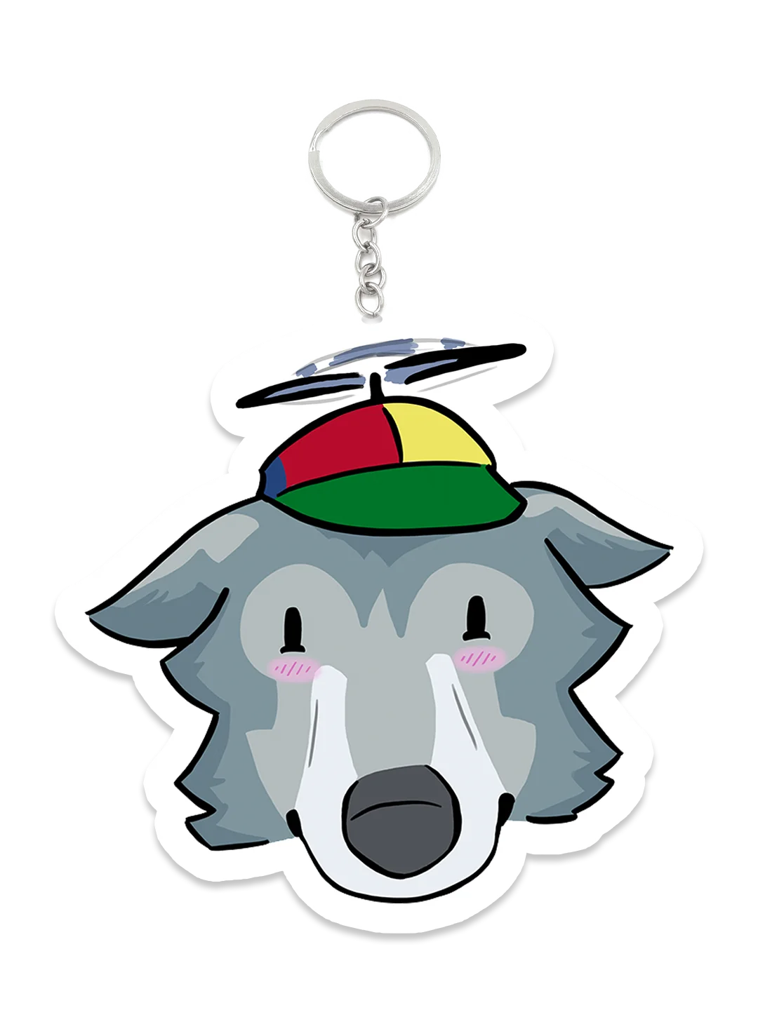 Whimsy Wolp Keychain product image (1)