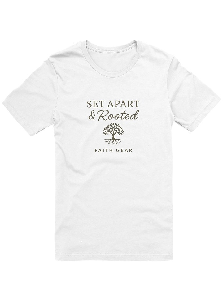 Set Apart & Rooted Branded Tee (Light Colors) Tree Logo product image (1)