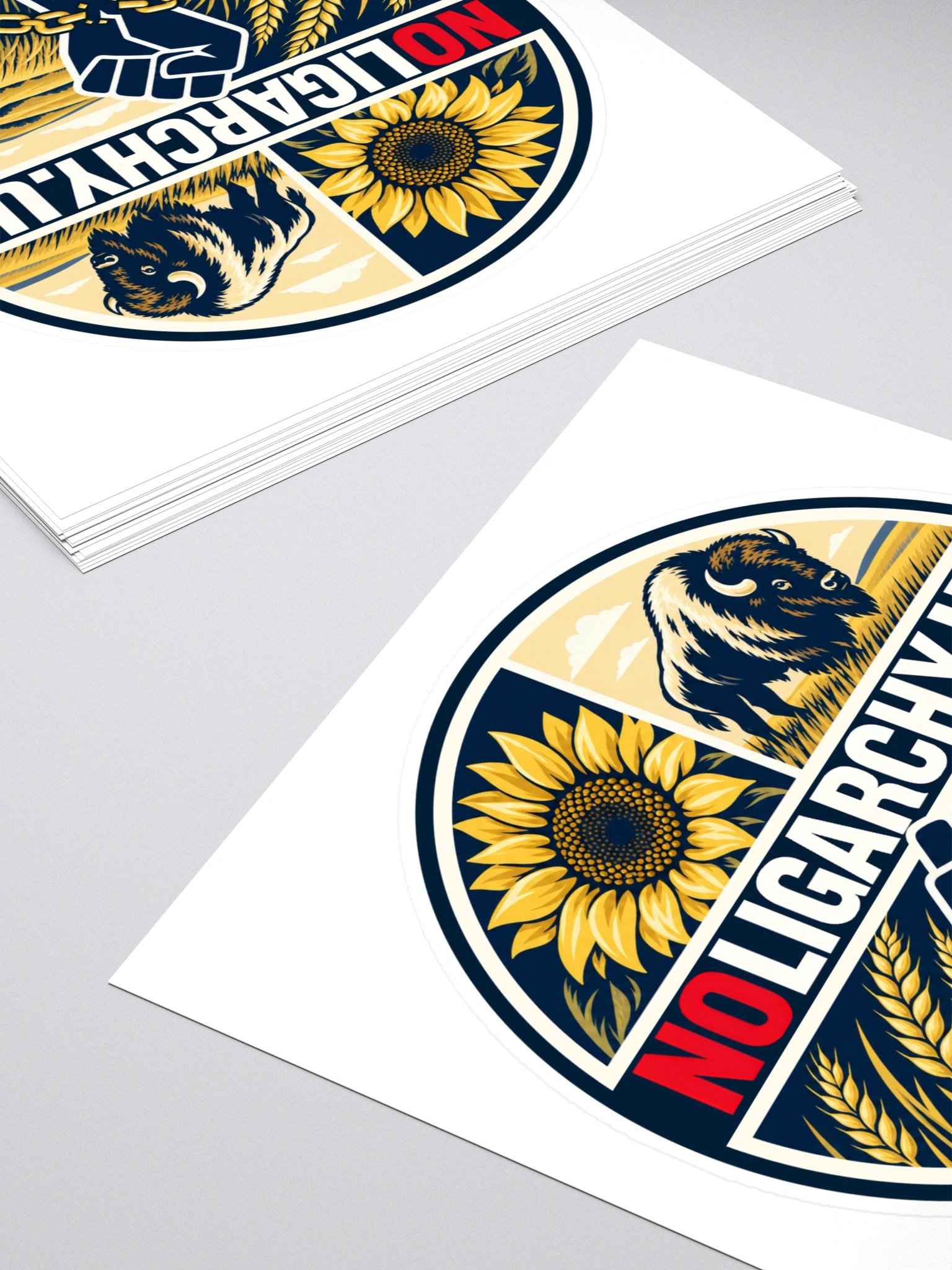 Kansas NOLIGARCHY.US sticker product image (4)