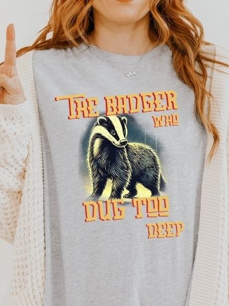 Badger Funny Vintage Pulp Mystery Harry Potter Shirt product image (1)