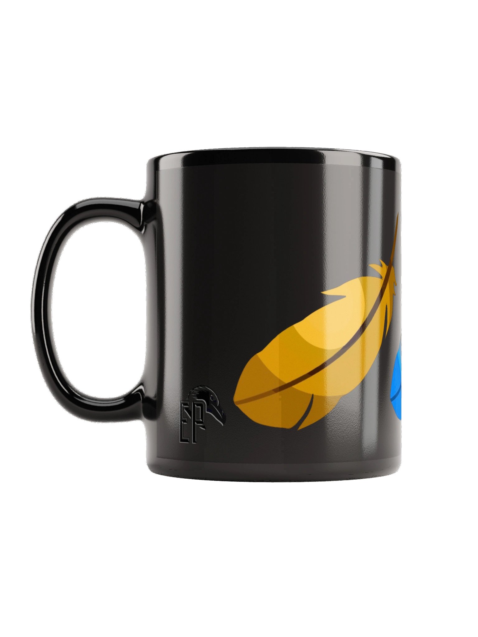 Black Feather Mug product image (2)