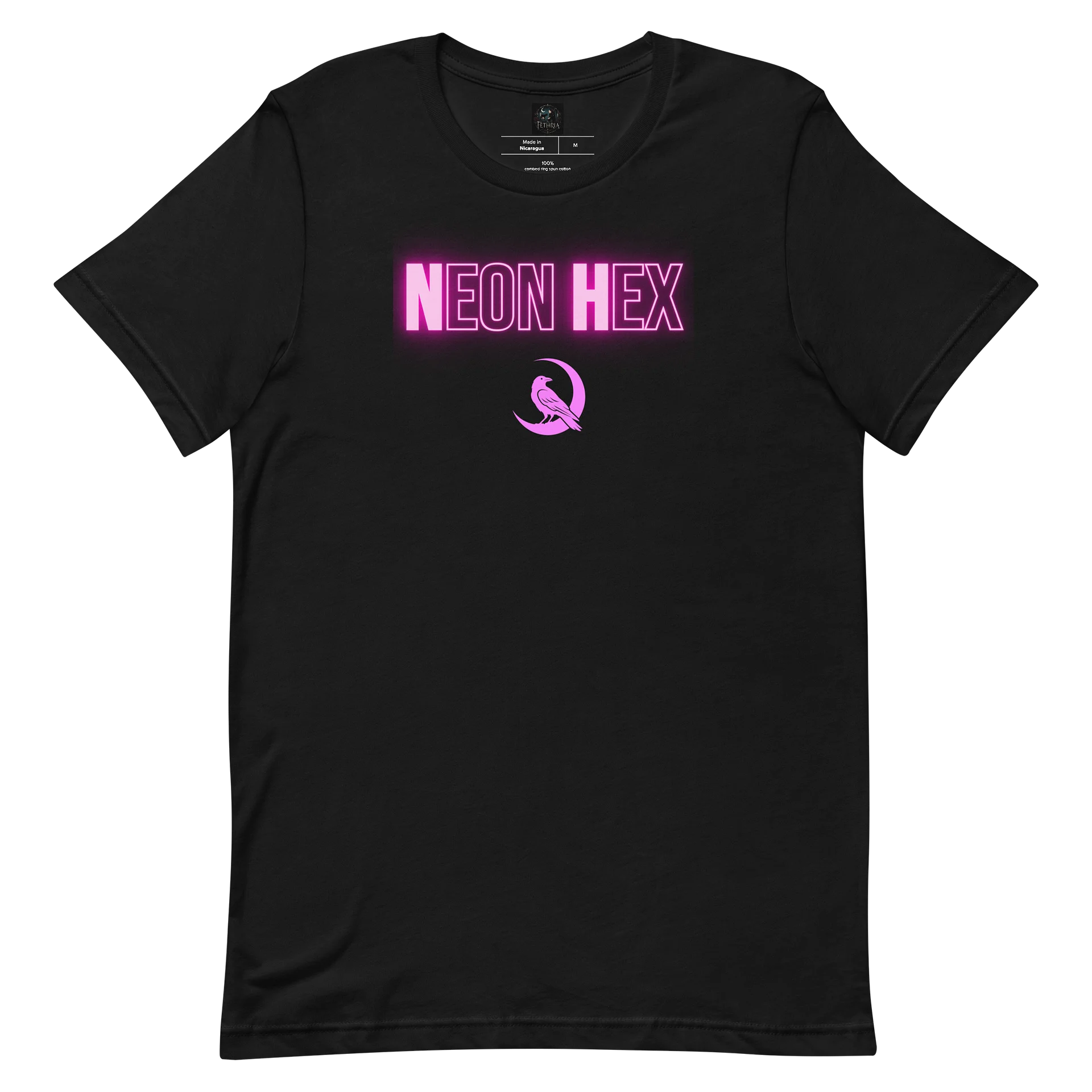 Pink Hex Raven & Moon Neon Super-soft Tee product image (1)