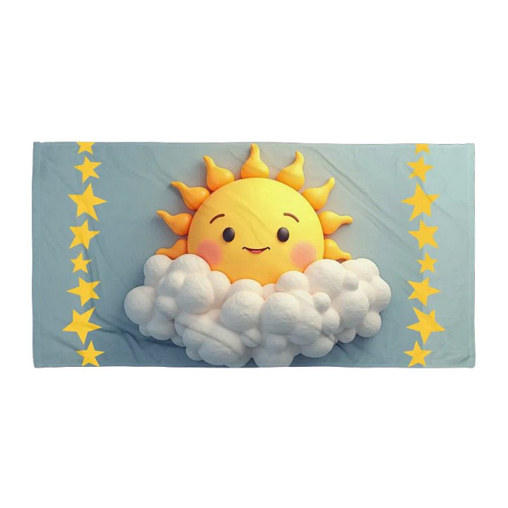 Sunny Smiles Sublimated Towel product image (1)