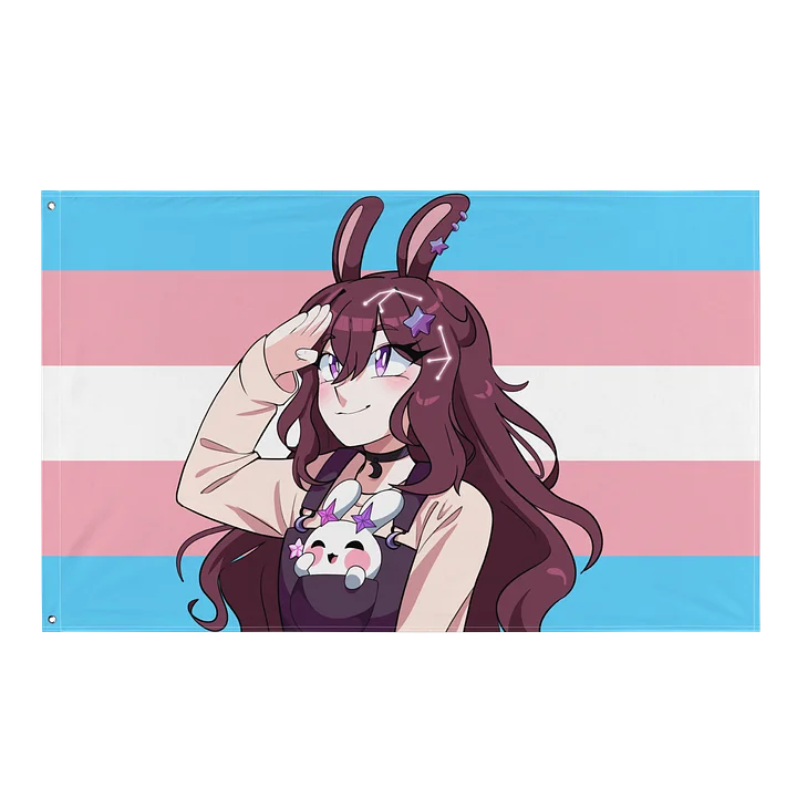 Trans Pride Flag - featuring Yuwuna! product image (1)