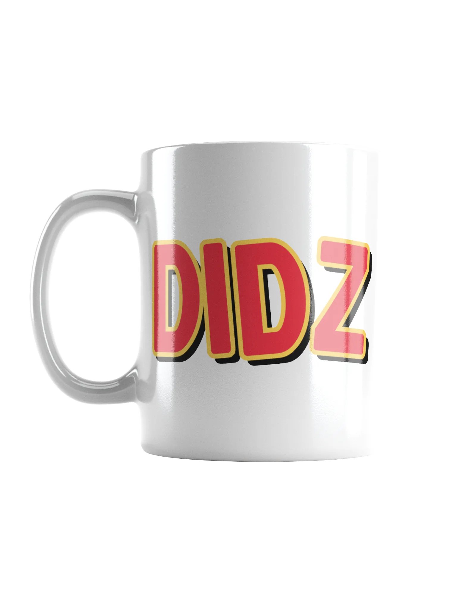 Didz 'Red' White Mug product image (6)