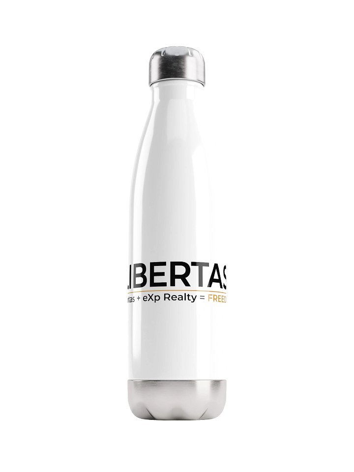 The Libertas - Freedom Hydration White Stainless Steel Water Bottle | Libertas x eXp Realty product image (1)