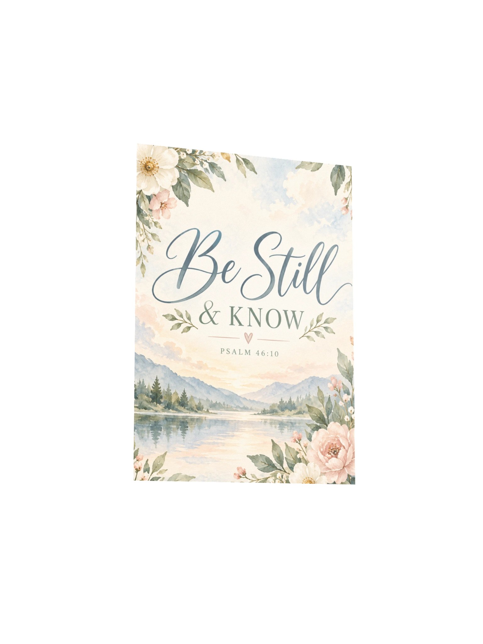 Be Still & Know - Psalm 46:10 Christian Poster product image (11)