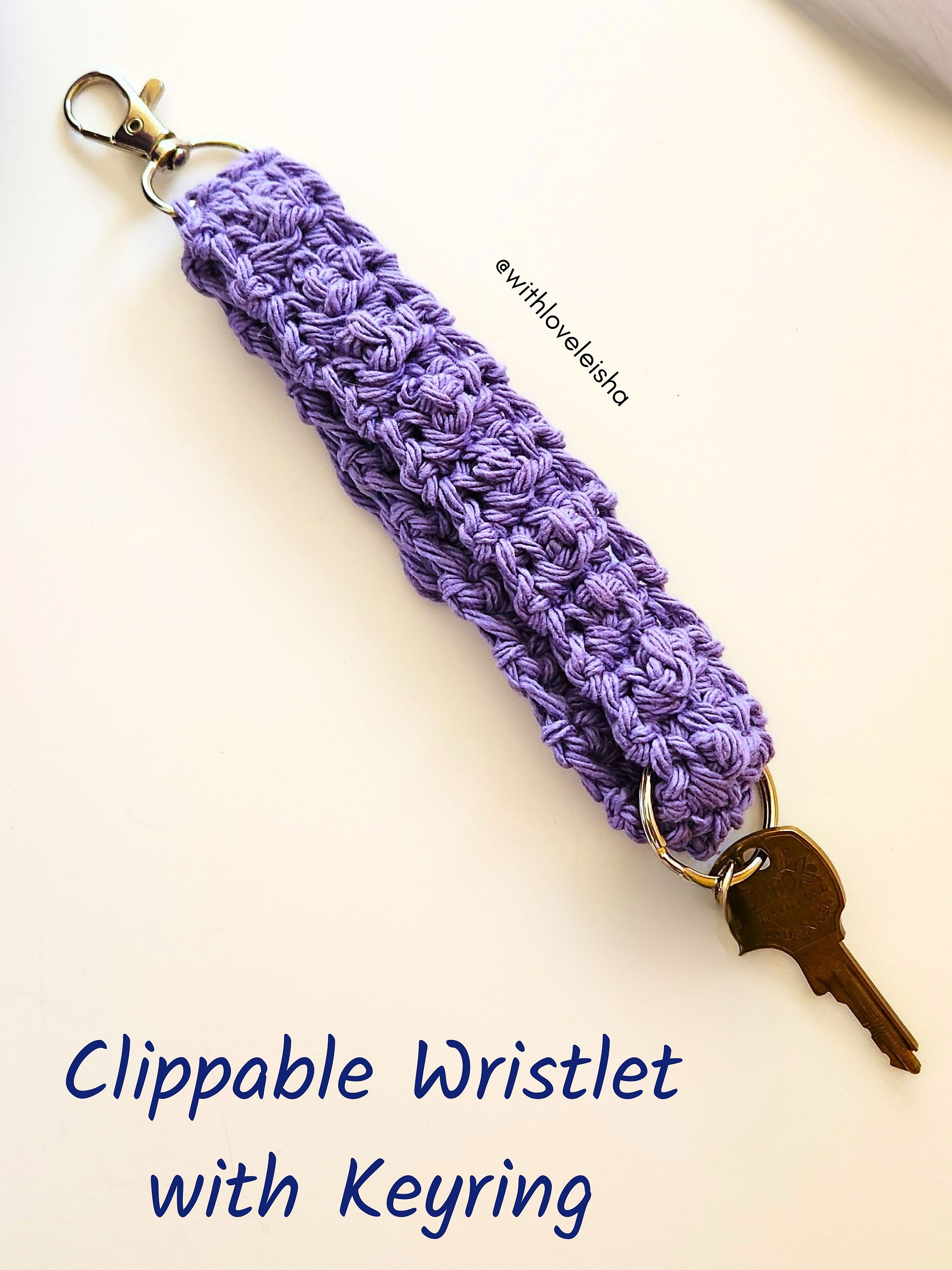 20 Minute, Yarn Scrap Cobblestone Wristlet - Beginner Crochet Pattern Bundle with Videos product image (7)