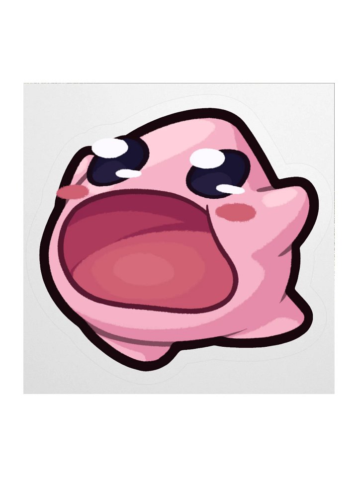 Hungry Pink Star Sticker product image (1)