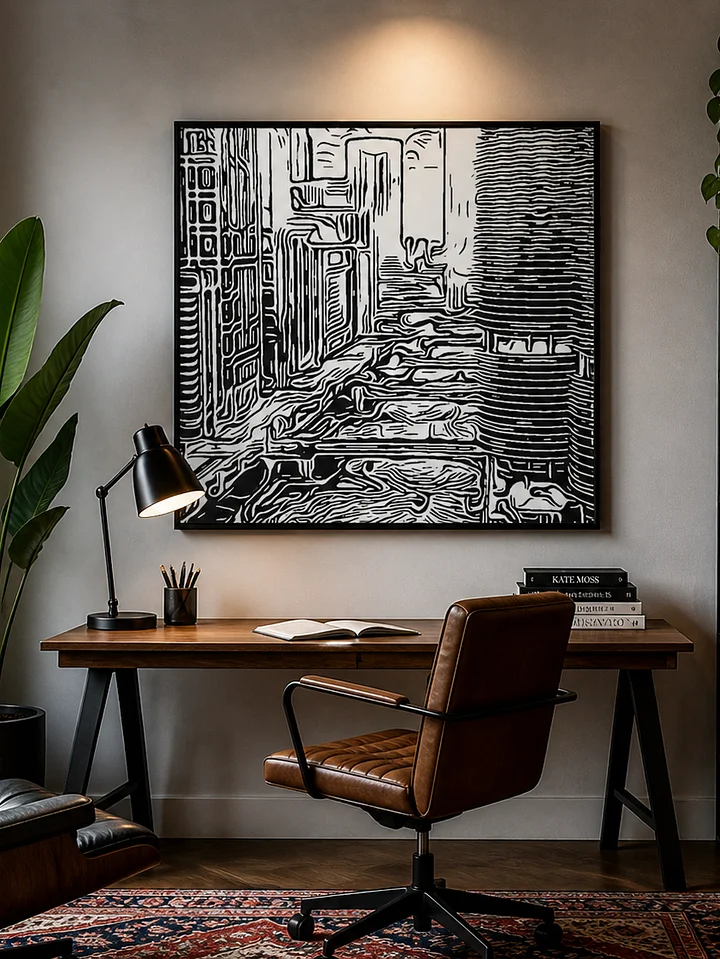 Urban Reflections Wallart - Canvas wallart product image (1)