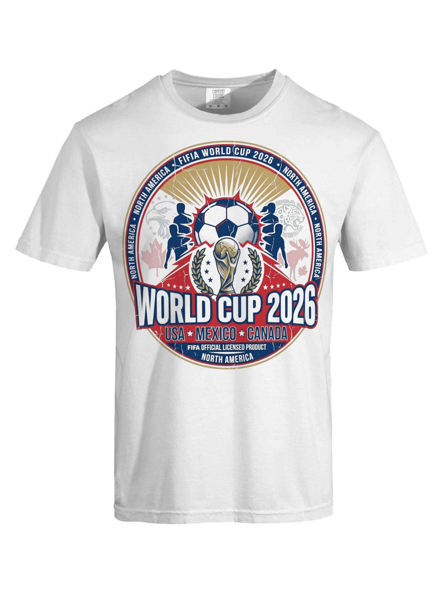 FIFA World Cup 2026 Official Logo T-Shirt – USA, Mexico, Canada product image (2)