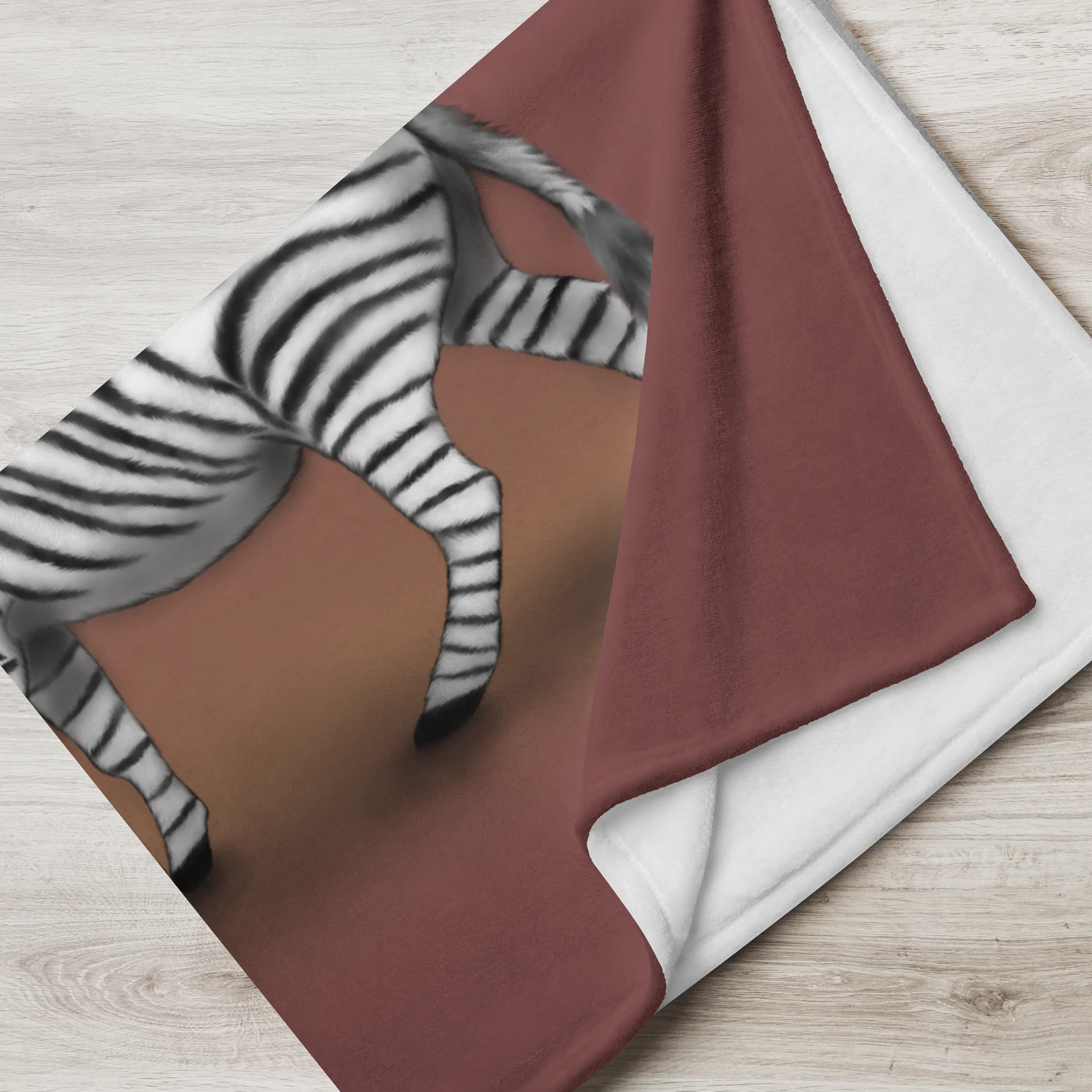 "Zebra" Throw Blanket product image (2)