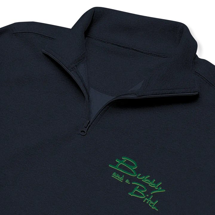 Bubbly and a B*tch (moss shadow design) embroidered quarter zip product image (11)