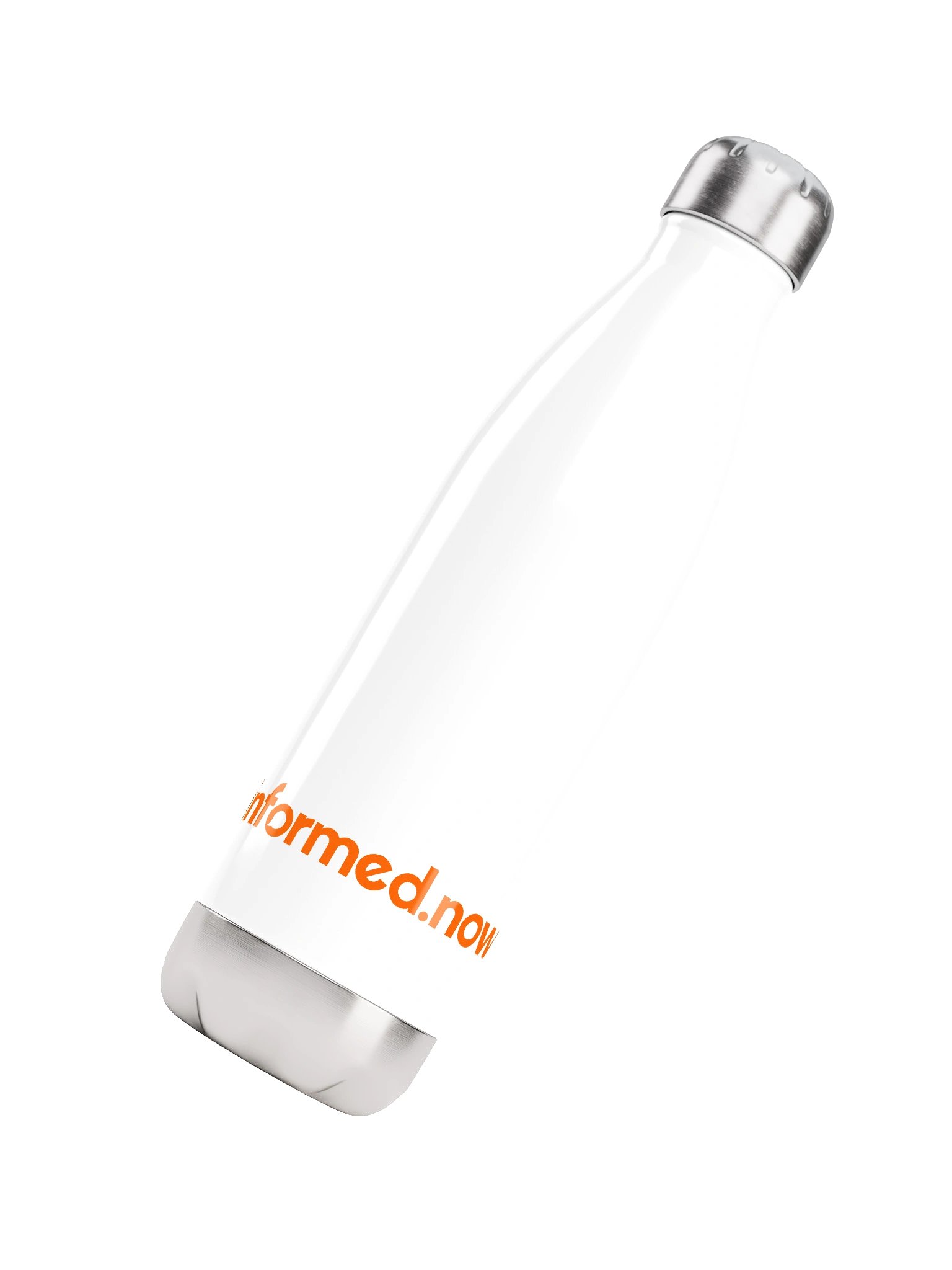 informed.now Stainless Steel Water Bottle (White) product image (4)