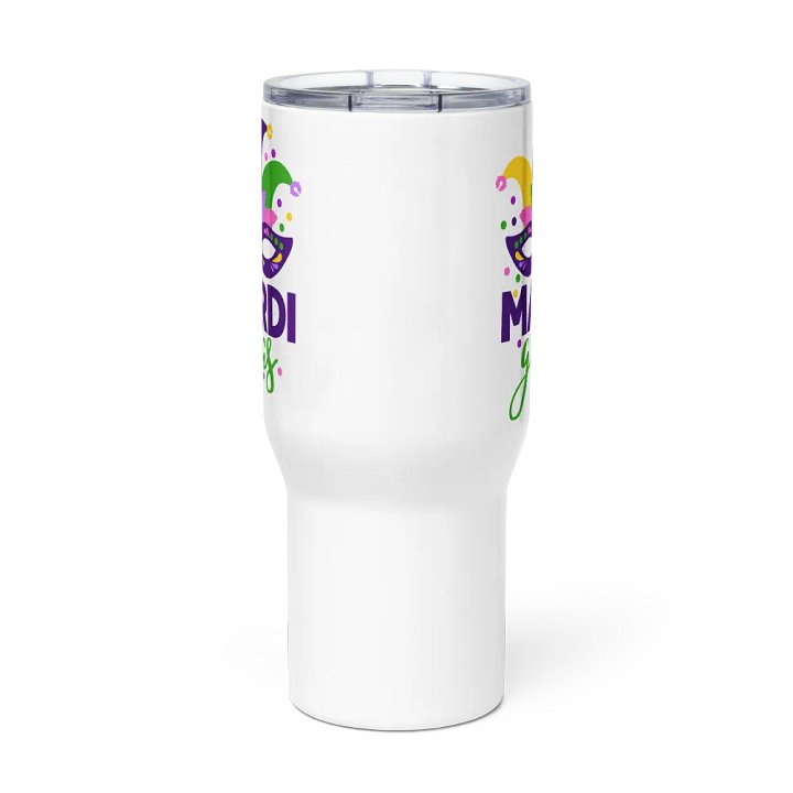 Mardi Gras Stainless Steel Insulated Travel Mug product image (2)