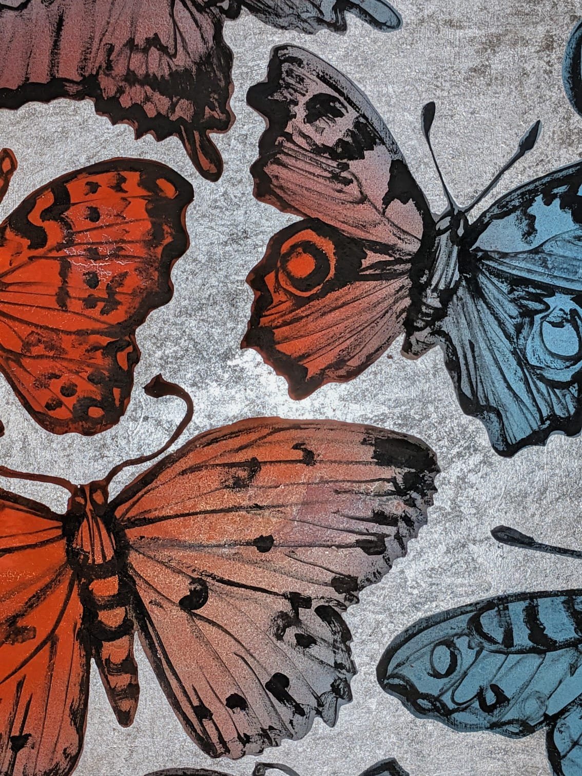 Blue and Orange butterflies product image (2)