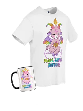 Cute Baphomet Mug & Tee Bundle