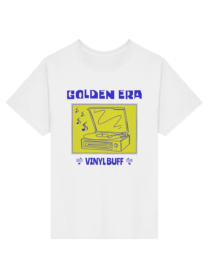 Golden Era Vinyl Buff – Vintage White Tee product image (1)