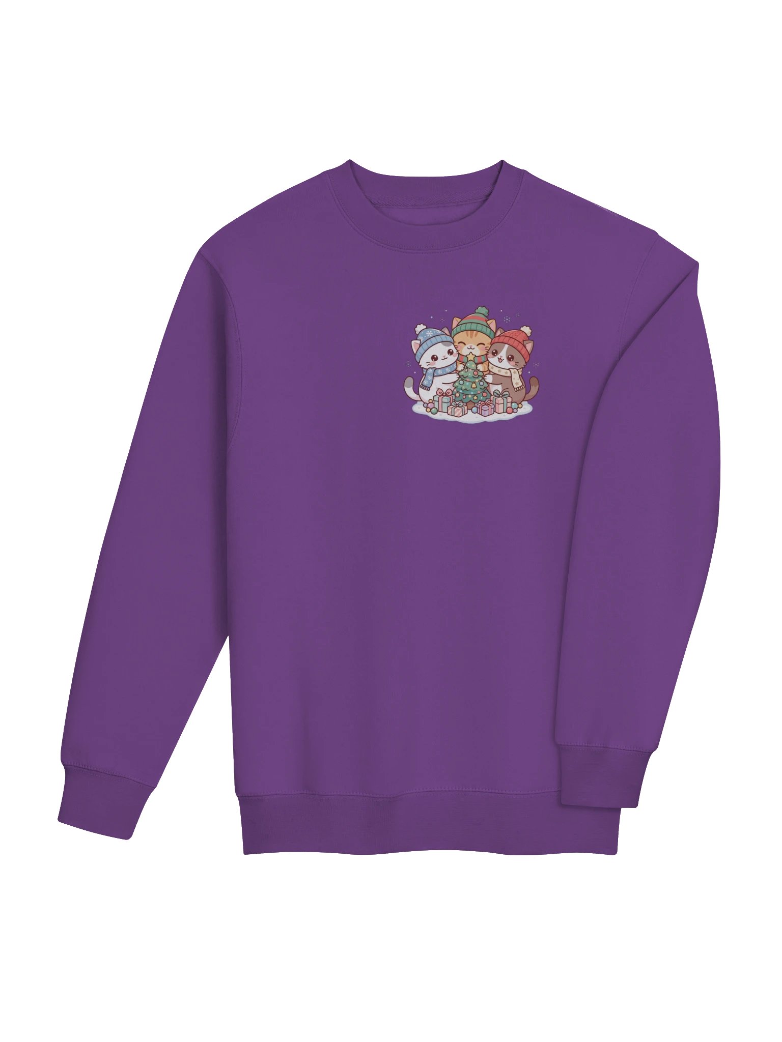 Christmas Kittens Heart Crewneck product image (10)