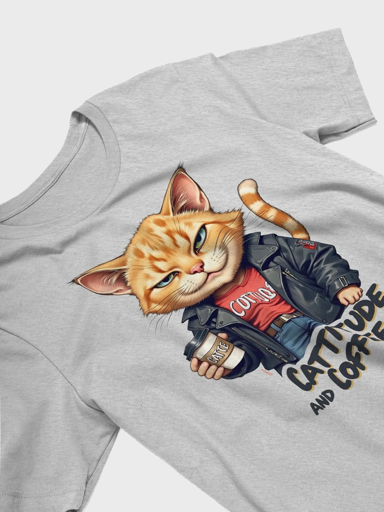 Cattitude and Coffee Tee product image (32)