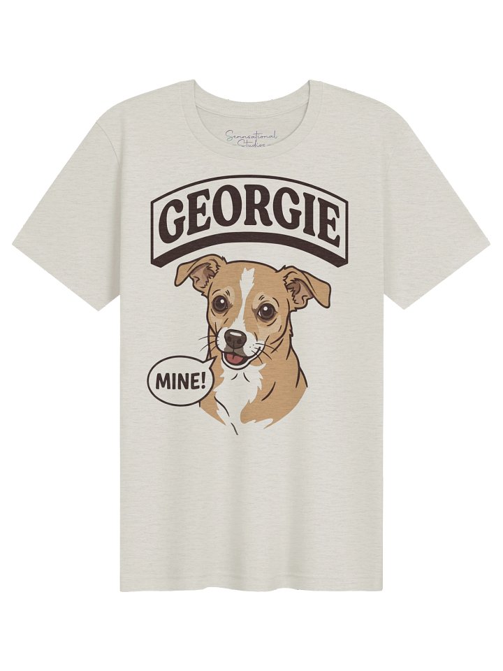 Georgie "Mine!" Possessive Chihuahua Tee | SENNSEIU product image (1)