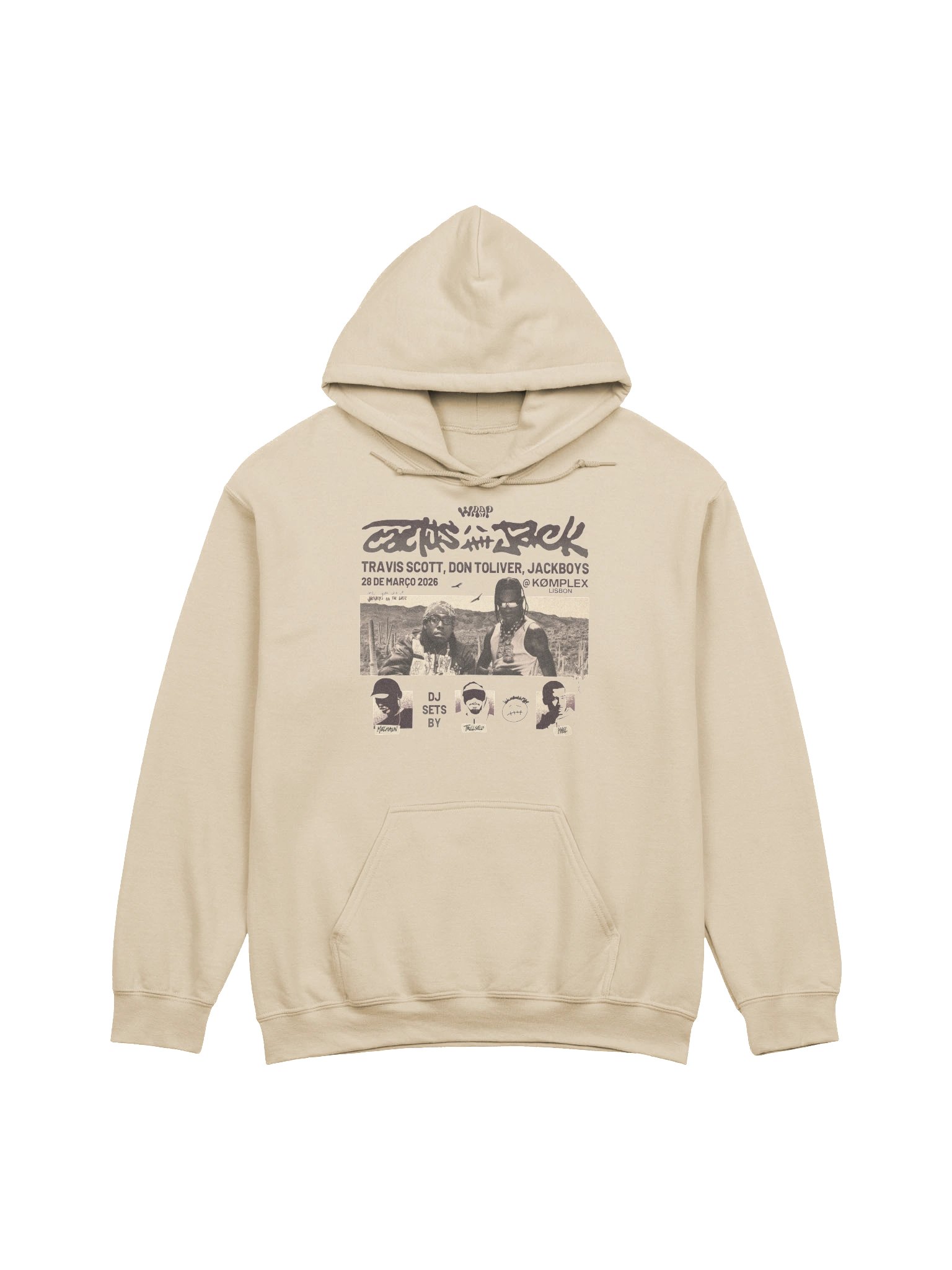 Wrap X Cactus Jack Show With Travis Scott Don Toliver And Jackboys Hoodie product image (1)