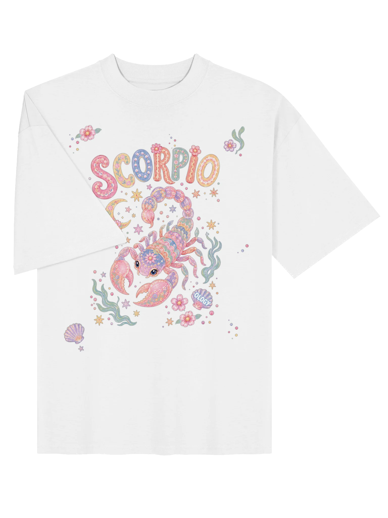 Scorpio Astro Pop Oversized Tee product image (4)