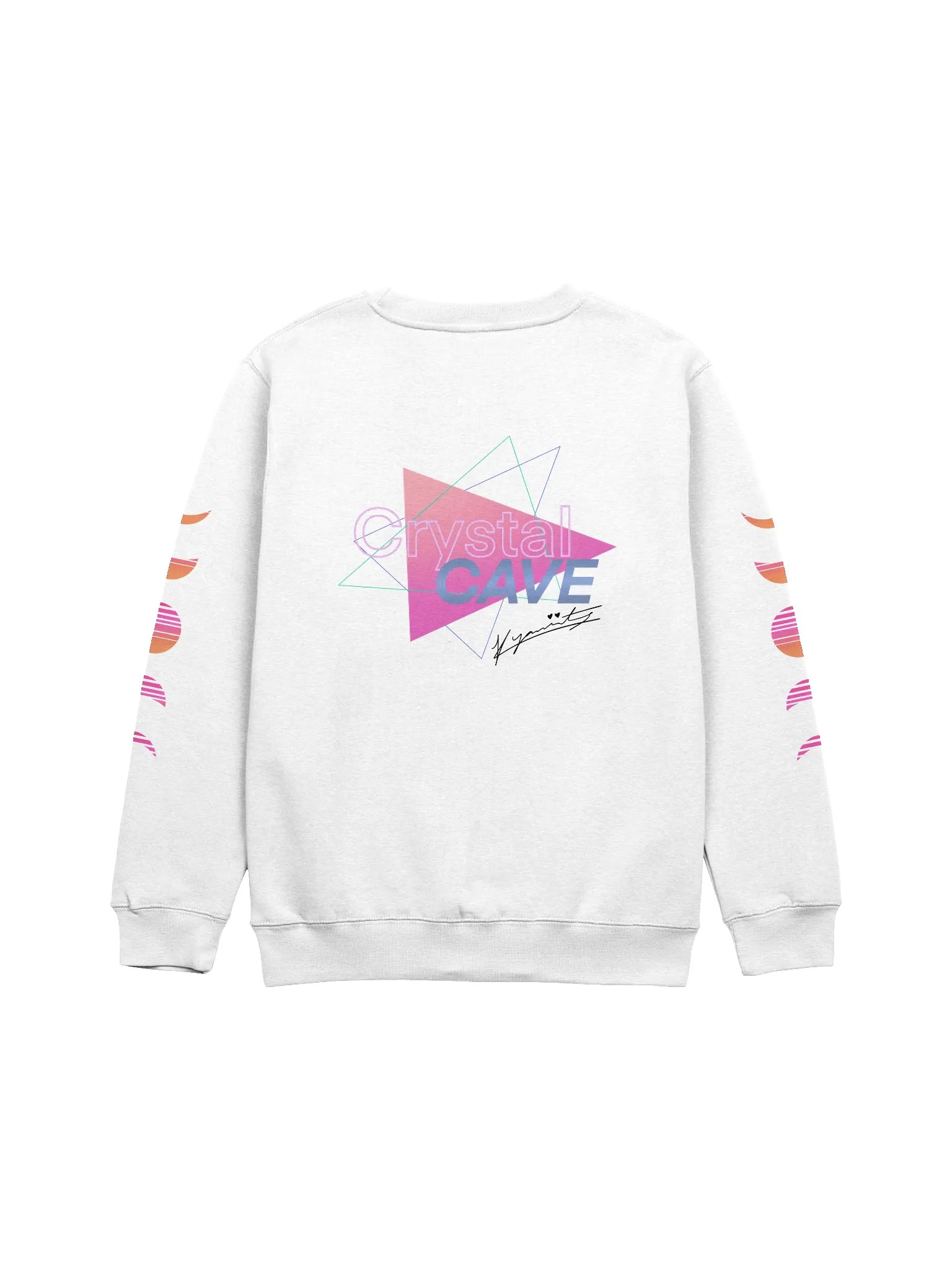 Crystal Cave Sweatshirt WHITE product image (2)