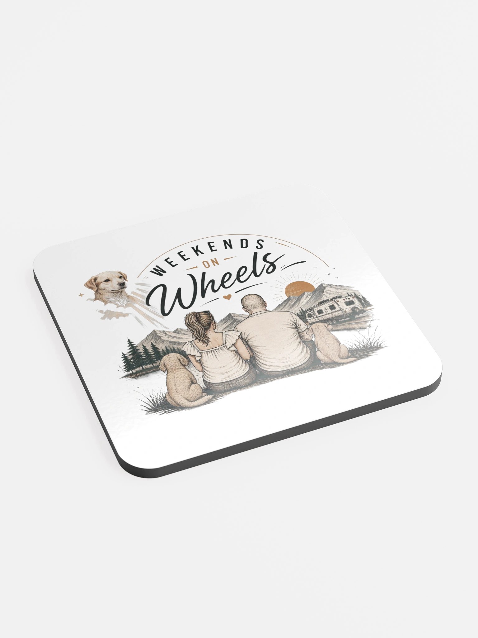 Two Days. Two Dogs. One Rig. Coasters product image (2)