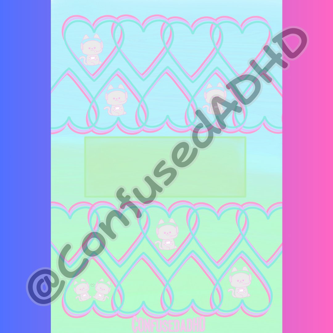 Heart CADHD Digital Planner Covers product image (6)