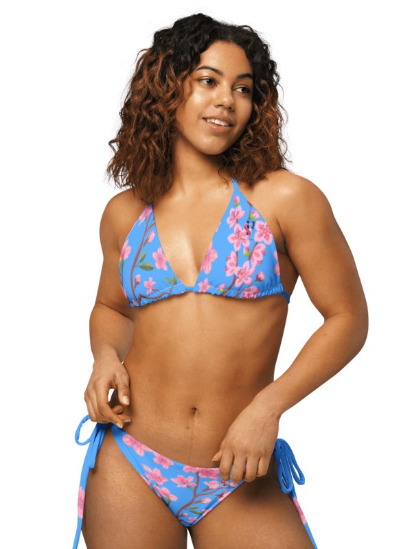 Blossom Breeze String light blue Bikini Set product image (4)