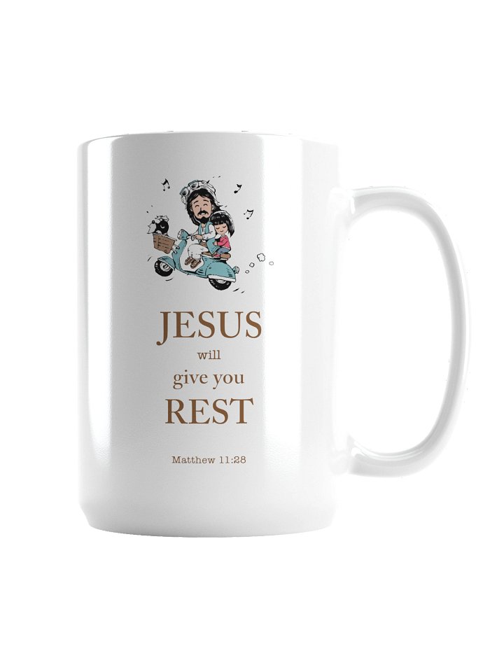 "Jesus will give you rest" mug product image (2)