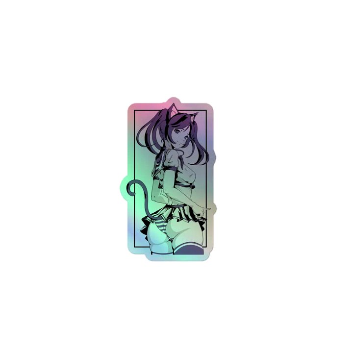 Holographic Scream Puff Sticker product image (1)