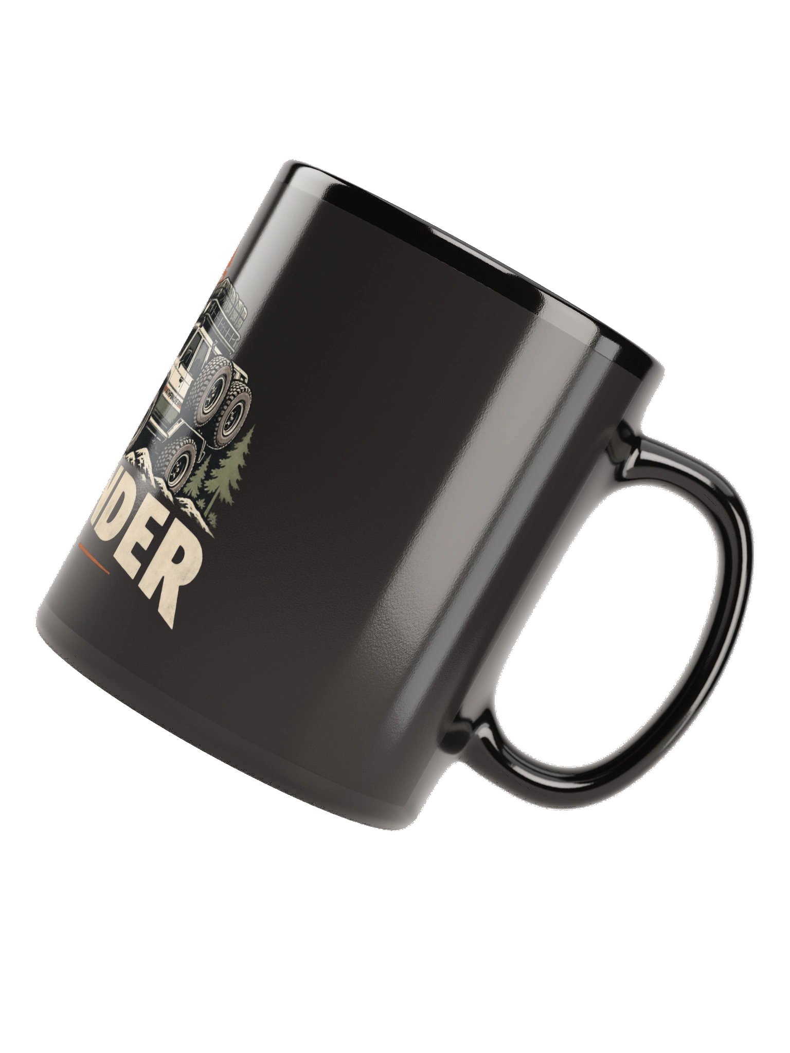 ATHFINDER Black Glossy Mug product image (6)