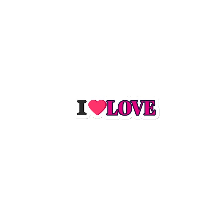 I Heart Love Fridge Magnet product image (2)